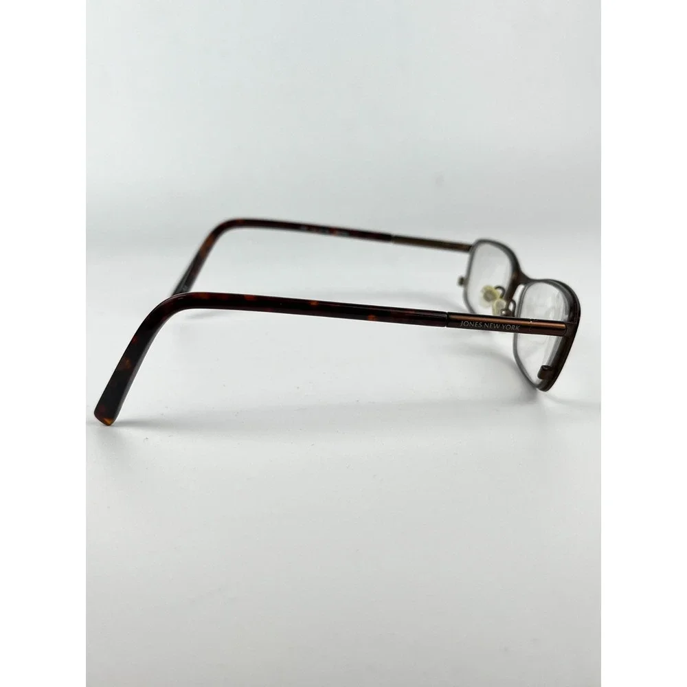 Jones New York J140 Women's Eyeglasses Frame Brown Plastic Full Rim 51-15-135 mm